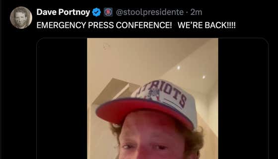 EMERGENCY PRESS CONFERENCE!  WE’RE BACK!!!!