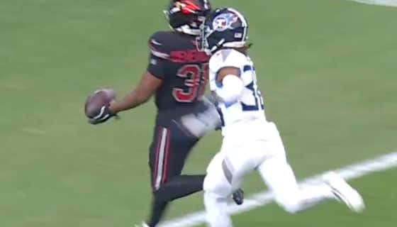 Oh No! Emari Demercado Drops the Ball Justttttttt Before The Goal Line