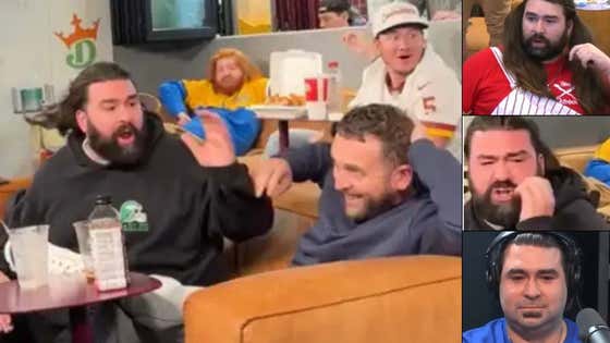 WATCH: Overweight Philly Fan Attacks Handsome Gambler On A Livestream, Hitting Him Directly In The Dick Due To The Eagles Brutal Loss
