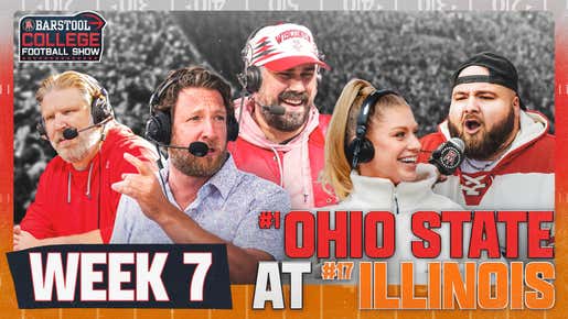 LIVE FROM CHAMPAIGN, IL FOR #1 OHIO STATE VS. #17 ILLINOIS | Barstool College Football Show Week 7