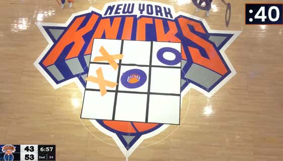 The Greatest Ending In The History Of Tic Tac Toe Just Happened At Madison Square Garden