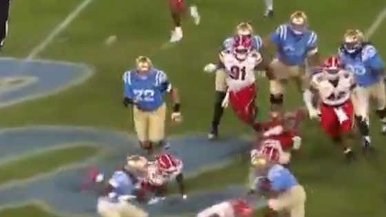 UCLA Was Just Called For An Astounding Non Existent Block In The Back Penalty