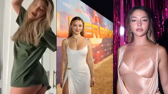 WATCH: Madelyn Cline Dances In Jean Shorts To Sabrina Carpenter's "Manchild" While Her 'Outer Banks' Director Is Being Accused Of Allegedly Grabbing A Female PA And Screaming In Her Face