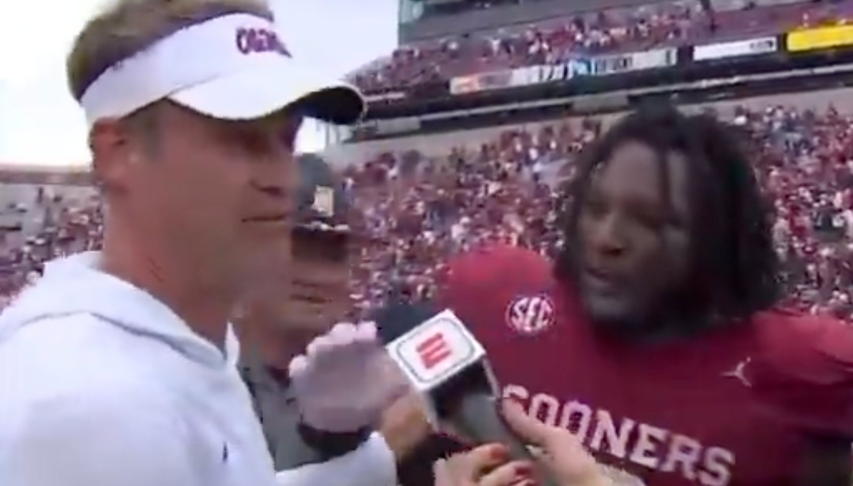 Lane Kiffin Cooked An Oklahoma Player After The Game That He Said Was Telling Him They Couldn't Score On Them