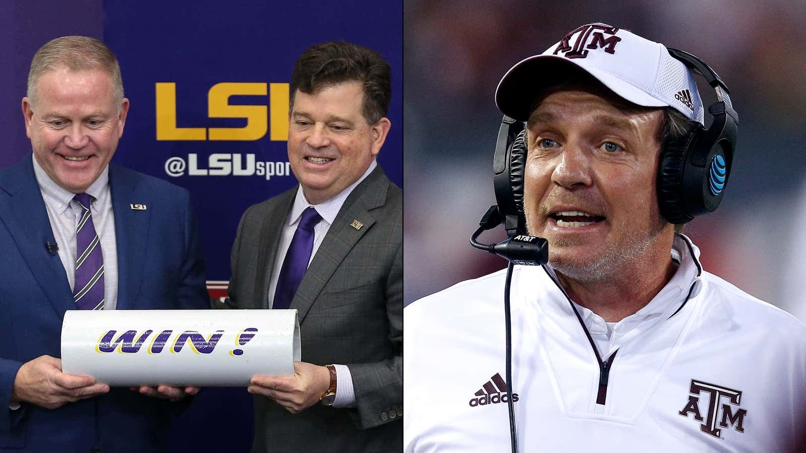 LSU AD Scott Woodward Has Now Hired the Coaches With the Two Largest Buyouts in College Football History