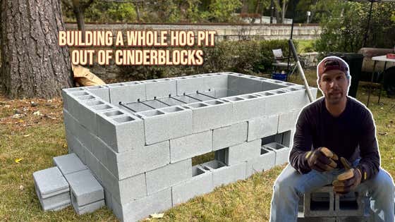 Building A Whole Hog Pit In Your Backyard Is So Easy That Everyone Should Do It