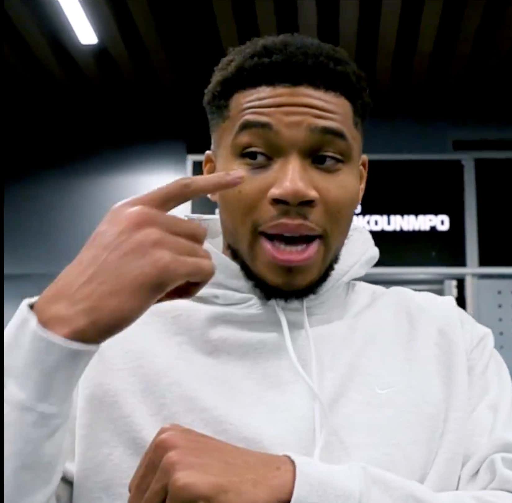 Giannis Says He Got A Black Eye Fighting Crime At A Grocery Store