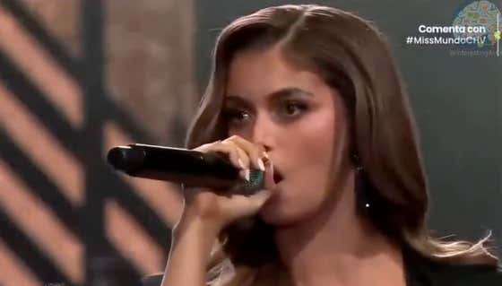 Miss World Chile Contestant Ignacia Fernández Has My Vote For Every Beauty Pageant Ever After Performing A Death Metal Song During Her Competition