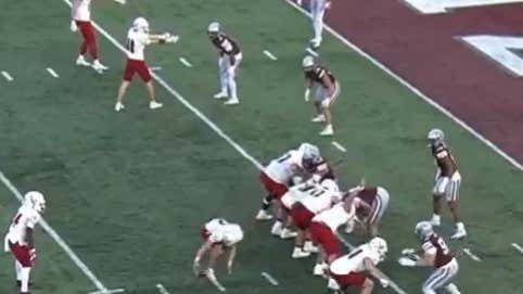 Eastern Washington Loses A Game In Brutal Fashion After The QB Fumbles The Snap When He Was Going To Spike The Ball