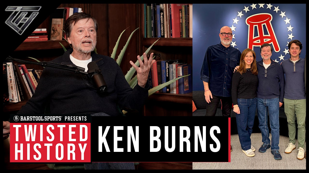 Ken Burns Visits Barstool HQ
