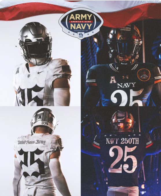Army And Navy Dropped Their Uniforms For The Army Navy Game And As Always It Produced A Heated Debate