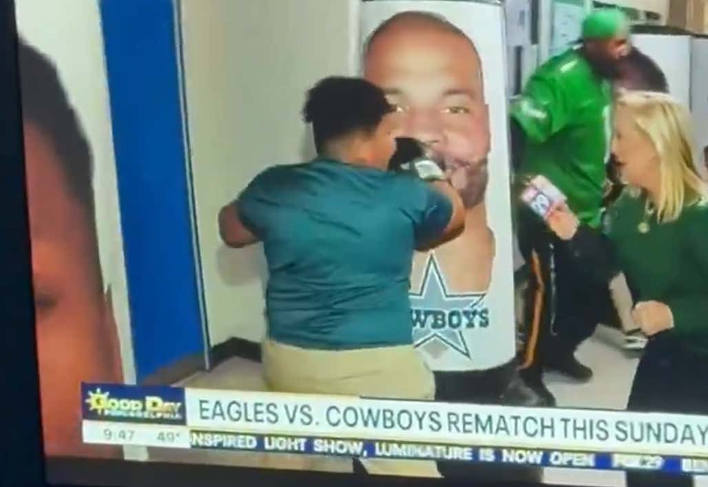 It Just Means More: Philly Elementary School Gets Ready For Dallas Week By Punching Cowboys Players In The Face