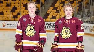 NCAA Hockey's Top Two Scorers Max And Zam Plante Join Game Notes