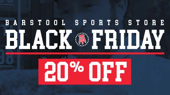 The Barstool Black Friday Sale Is Now Live