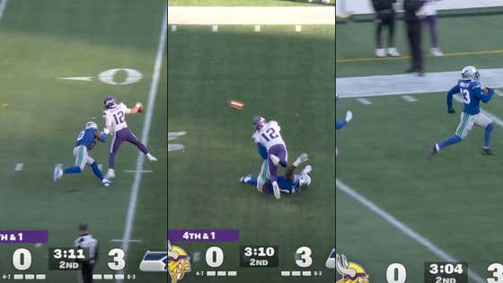 It Appears Max Brosmer Will Not Be Taking JJ McCarthy's Job After This Hilarious Pick Six Against Seattle