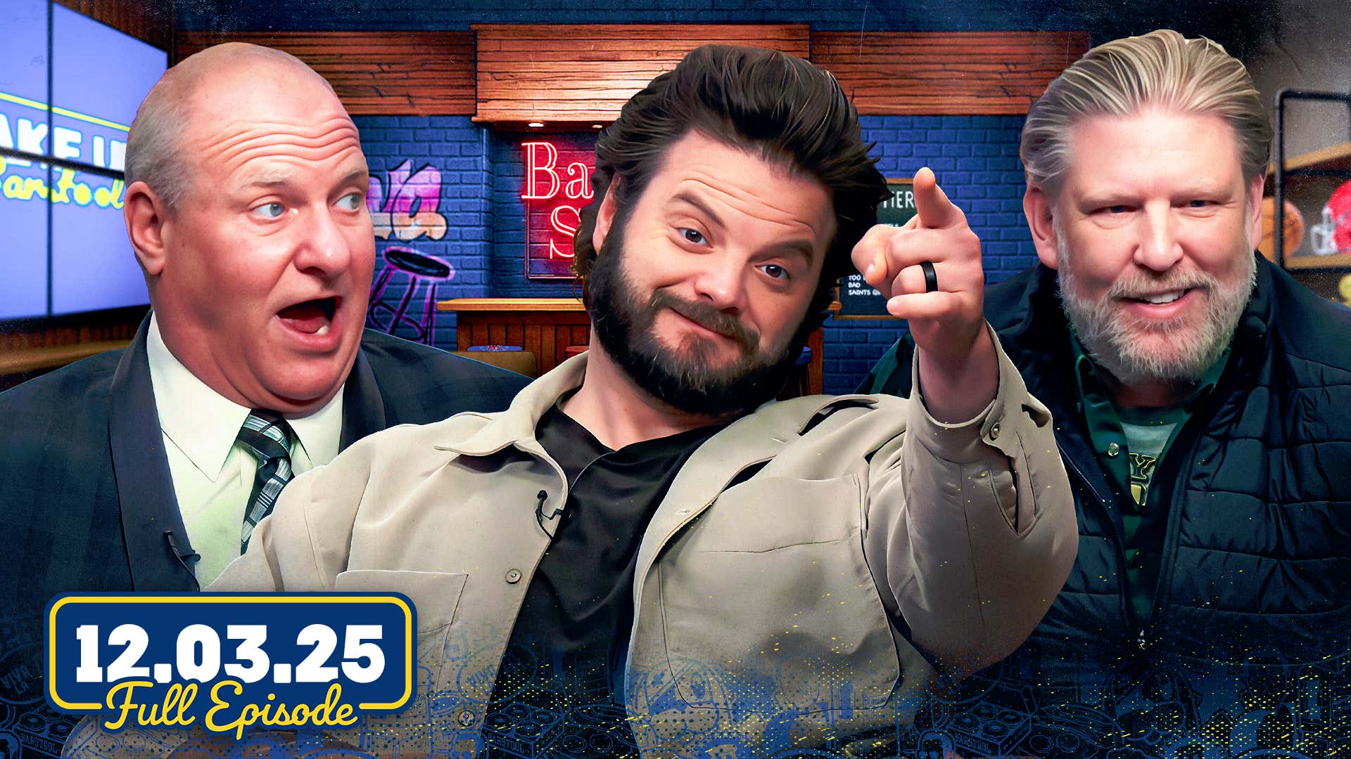 Kalani Sitake Sticking with BYU, CFP Newest Rankings & Joey Mcguire | Wake Up Barstool Full Episode