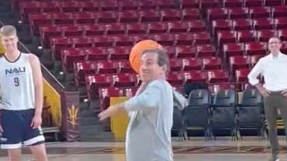 The Entire Internet Is Dragging Mad Dog Russo For This Basketball Shot And I'm Not Going To Stand For It