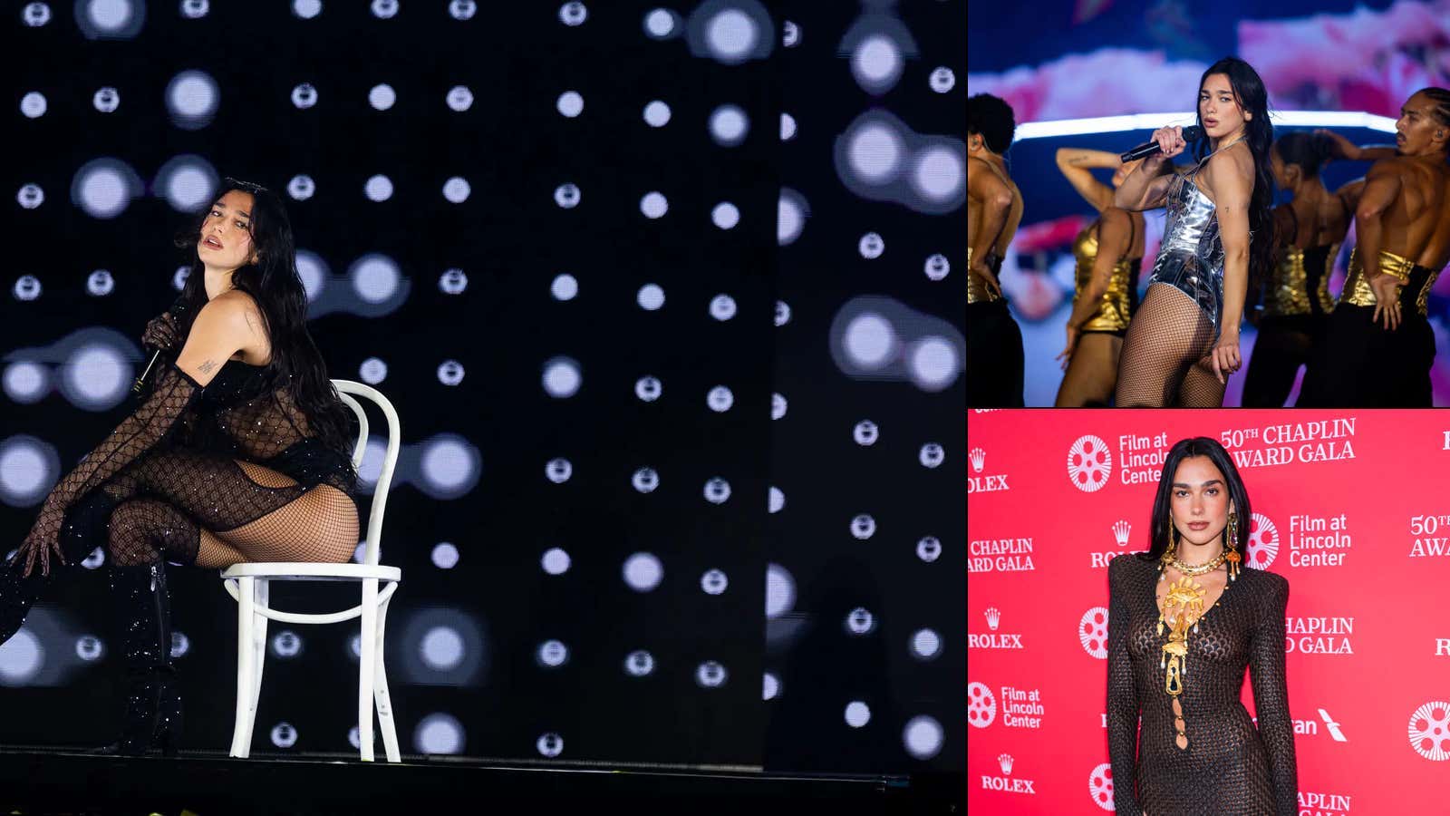 Give Dua Lipa Every Fashion Award In The World Now That She's Throwing Haymakers In A See Through Shirt