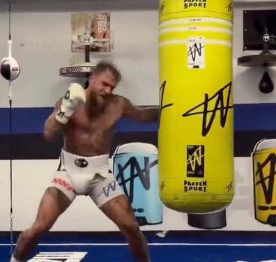Jake Paul Just Posted Training Footage Of Himself Looking Like An Absolute Stud Ahead Of His Fight With Anthony Joshua