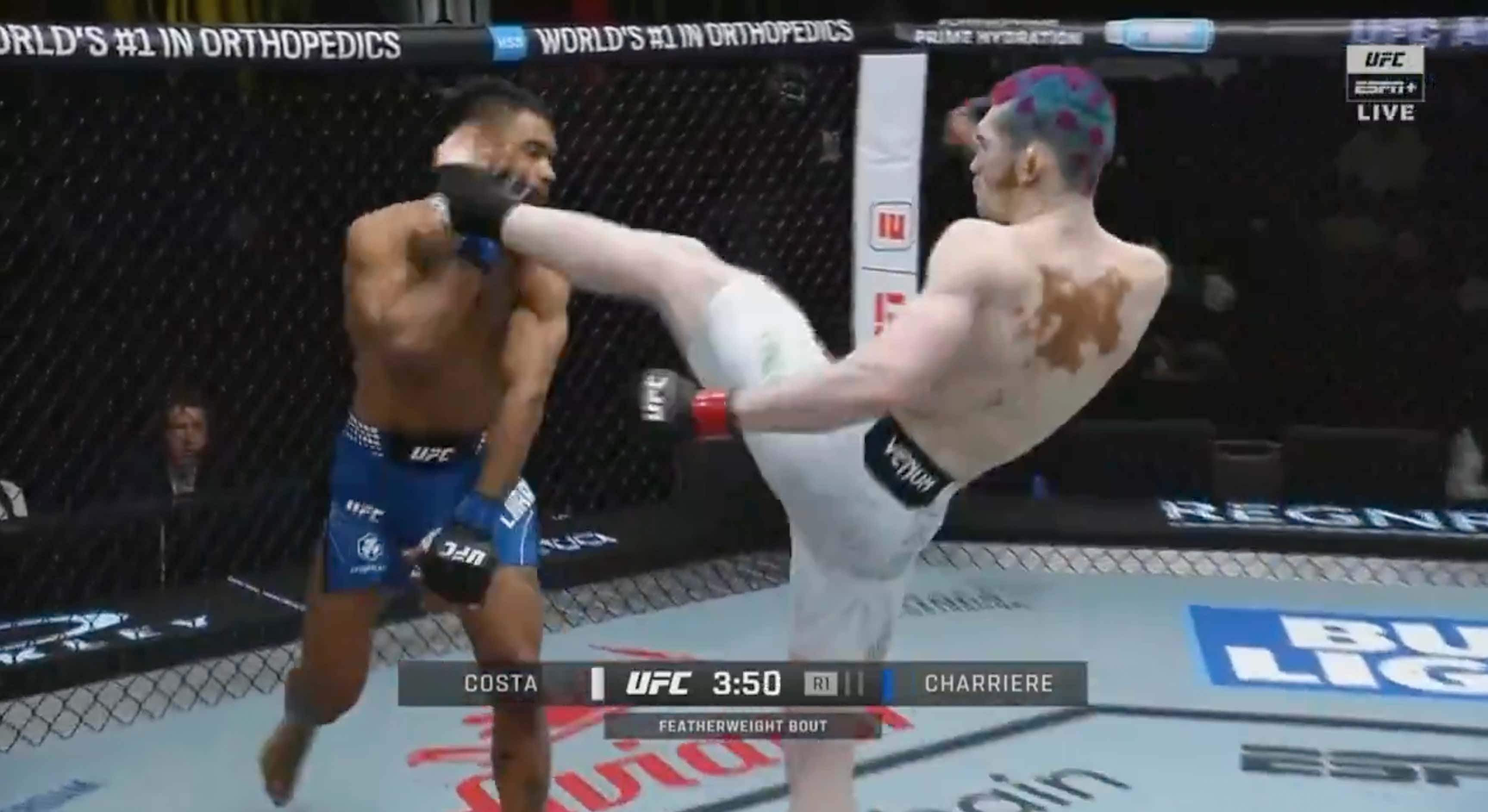 Here's An Insane Head Kick Knockout To Forget About John Cena Tapping Out