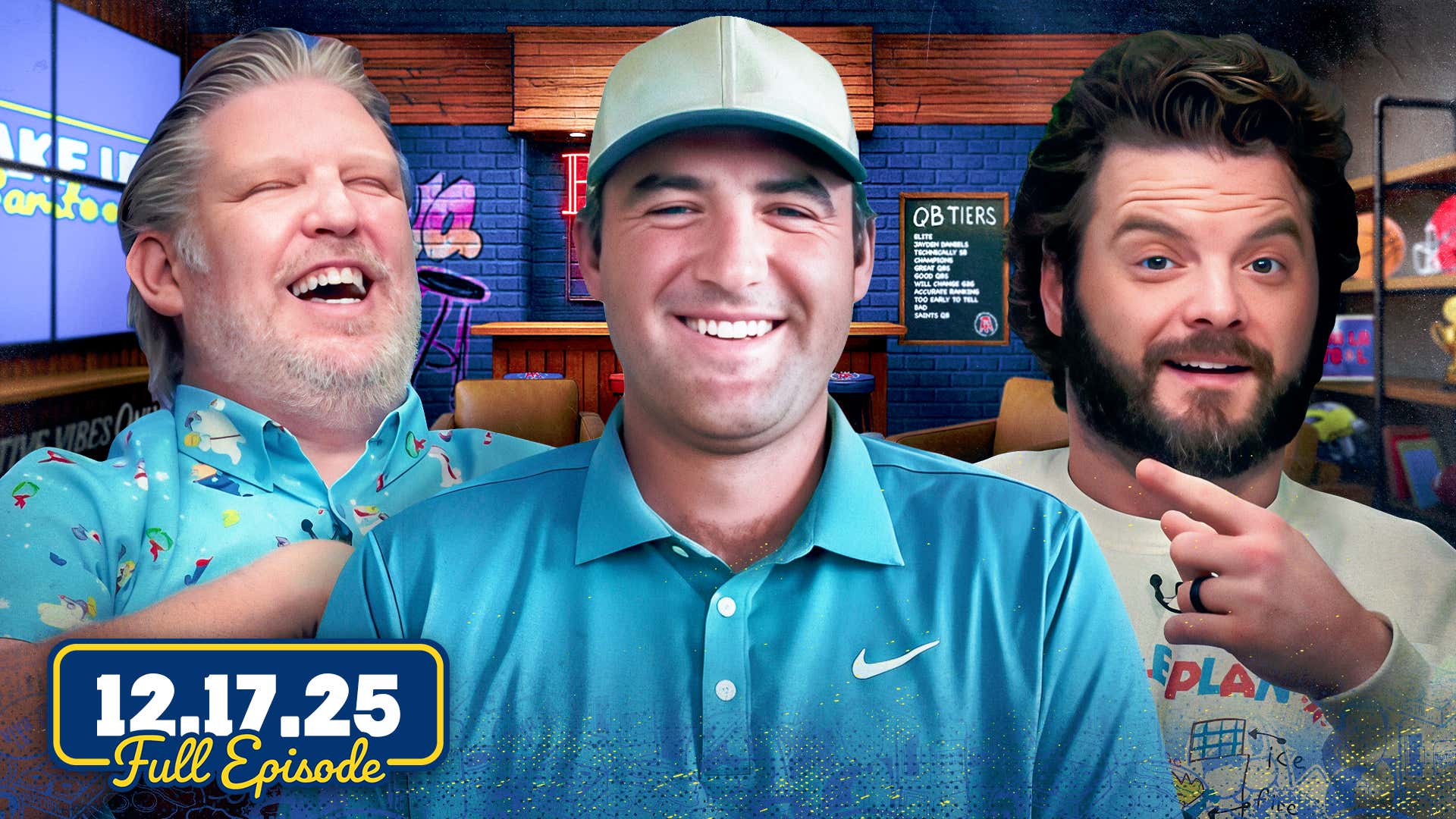 Champion Scottie Scheffler & CFB Bracket Predictions w/ Bob Chesney | Wake Up Barstool Full Episode