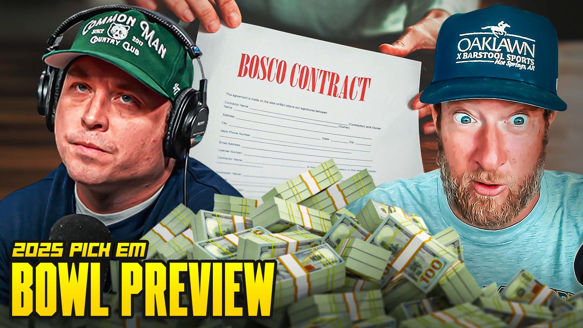 Rico Bosco Negotiates His Contract With Dave Portnoy | PICK EM - BOWL PREVIEW