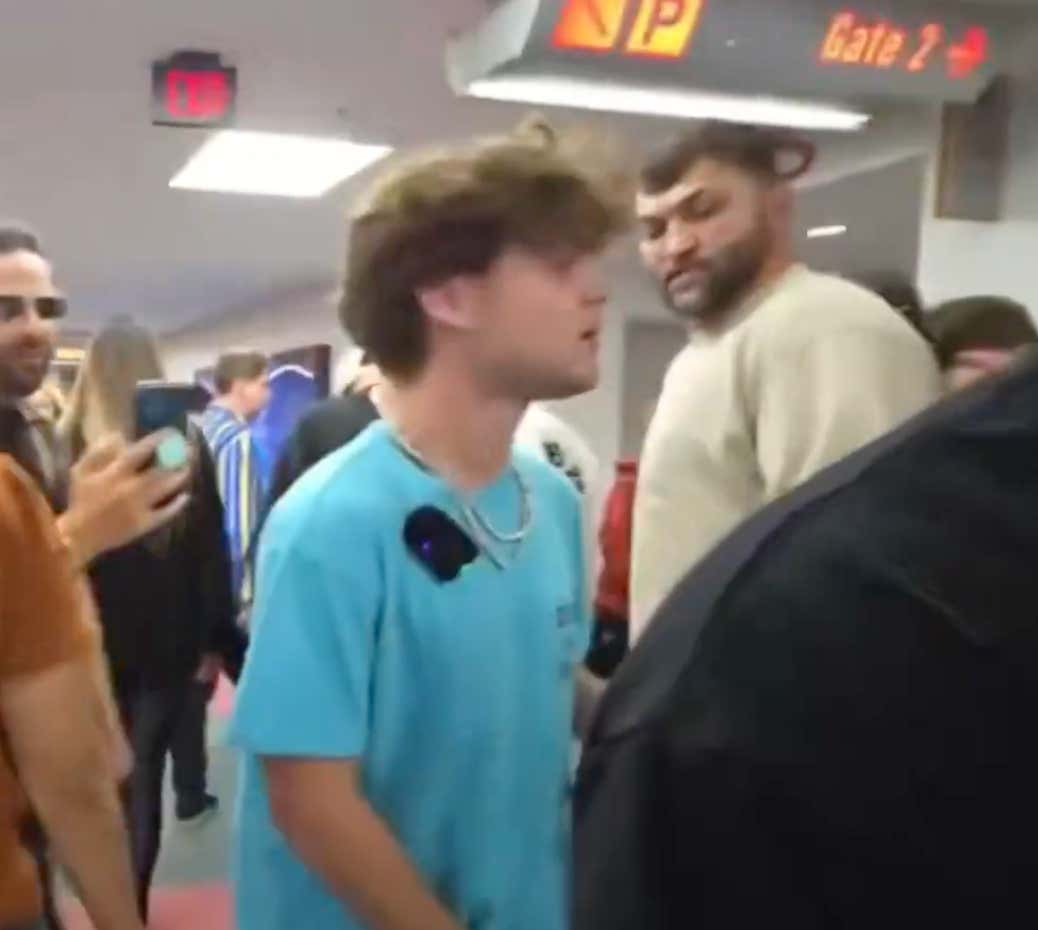 The World's Worst Streamer Jack Doherty And His Crew Tried Fighting The Wrong Dude At The Jake Paul Fight Last Night In Ex-UFC Heavyweight Champ Andrei Arlovski