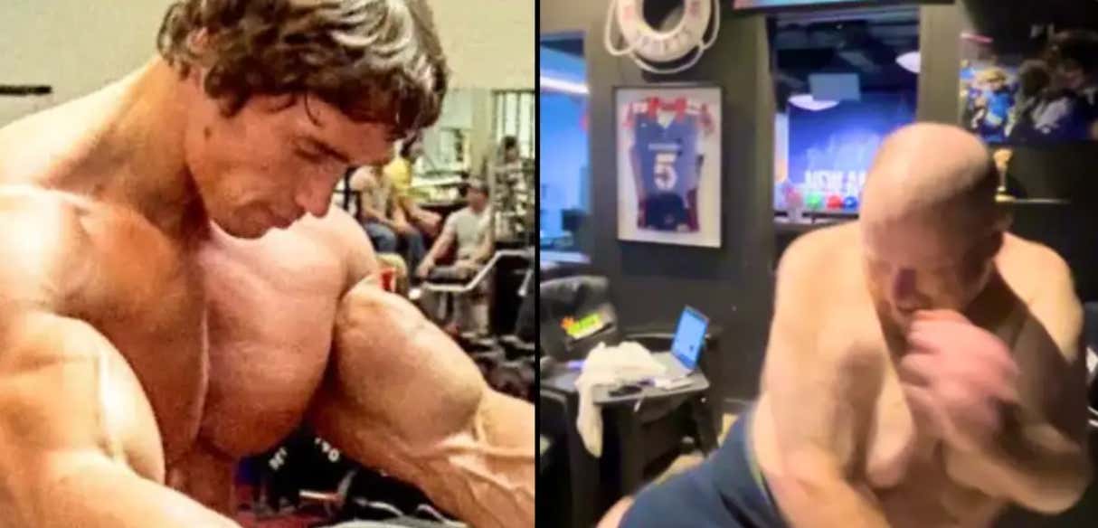 Frank The Tank Is Heading To Muscle Beach To Work Out With Arnold Schwarzenegger