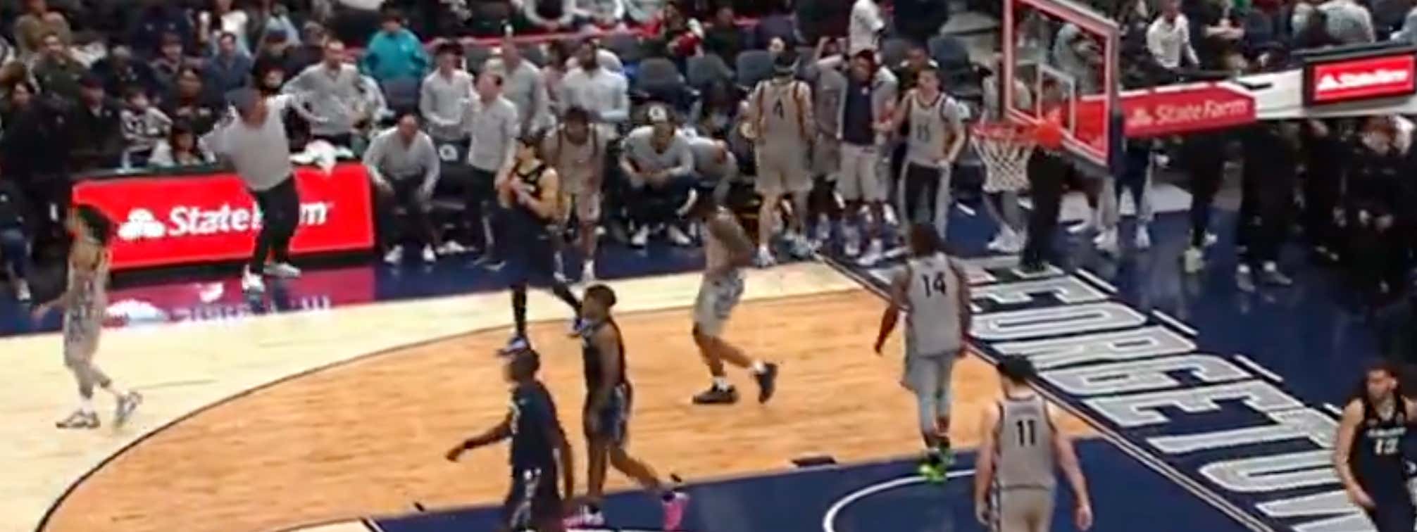 Ed Cooley Accidentally Smoked A Child With A Water Bottle After Georgetown Lost To Xavier Last Night