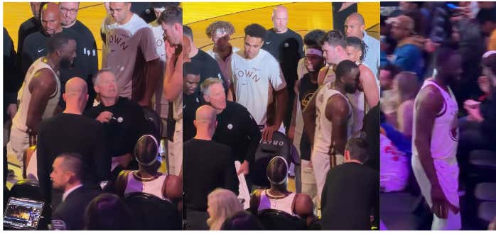 WATCH: Draymond Green's Memorable Season Continued As He Just Up and Left The Warriors Bench While Steve Kerr Was Coaching His Team Monday Night
