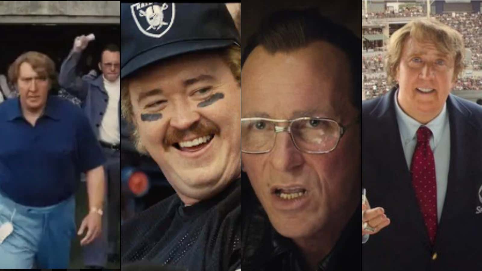 WATCH: Nic Cage Faces Off VS. Christian Bale's Al Davis In The 1st Trailer For 'MADDEN' And We Got A Shane Gillis Sighting Too