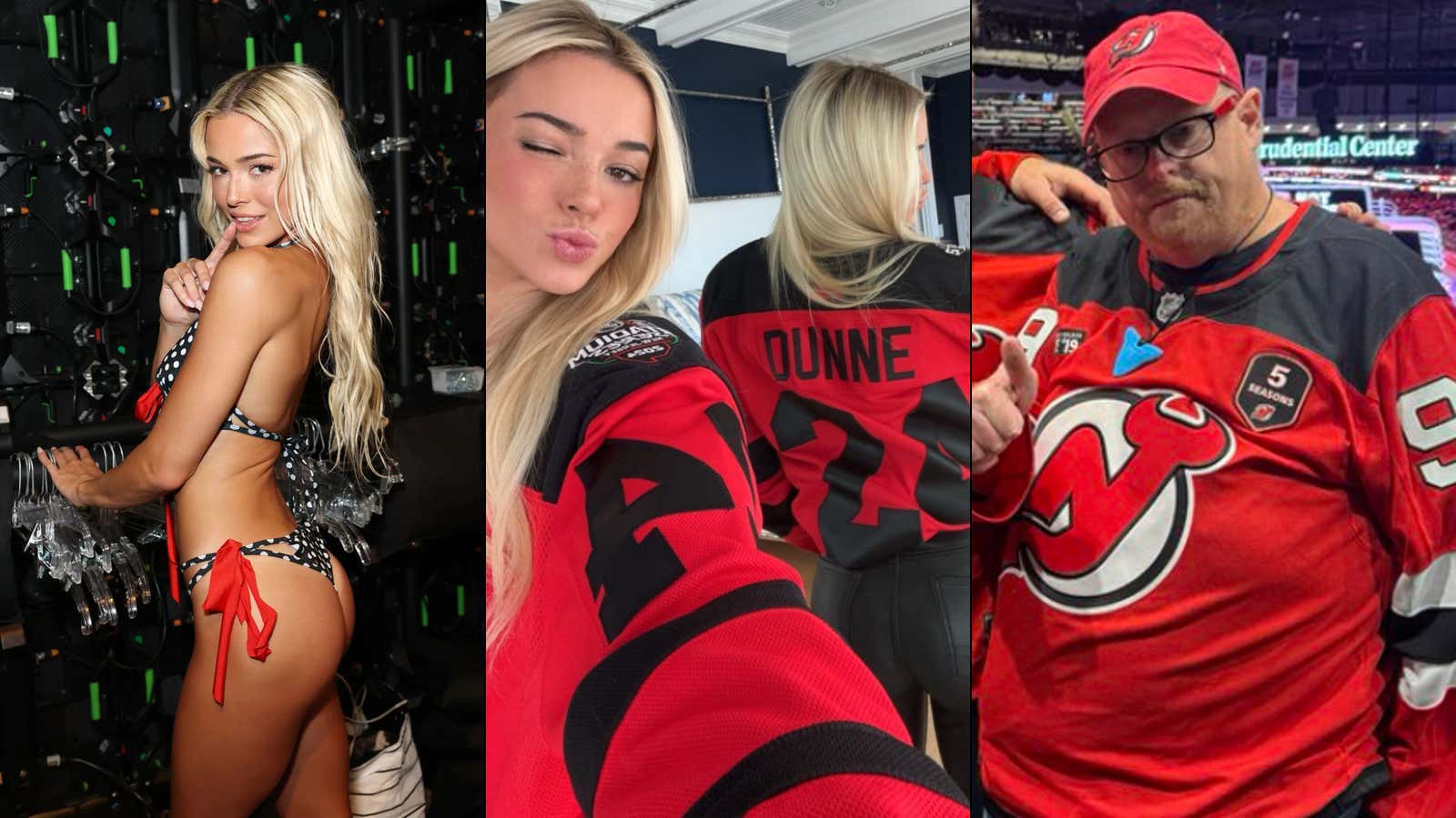 WATCH: Livvy Dunne Gets Rizzed Up By The Most Handsome Devil In NJ (And The Line To Take A Picture With Her Stretched Down The Entire Aisle)