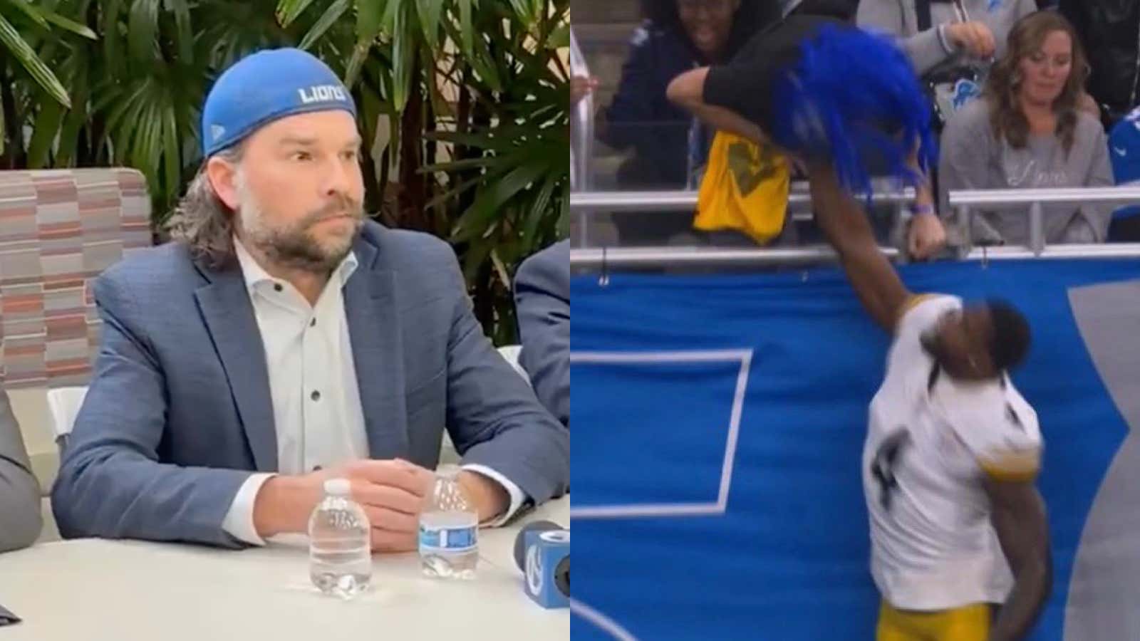 NOT RACIST – The Lions Fan Who Was Punched By D.K. Metcalf Held a Press Conference, Really Wants People To Know How Not Racist He Is