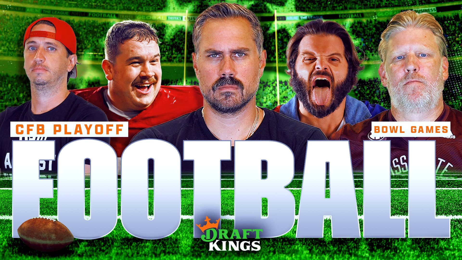 Big Cat and the Barstool CFB crew sweat out the CFB Bowl Games | Barstool Gambling Cave