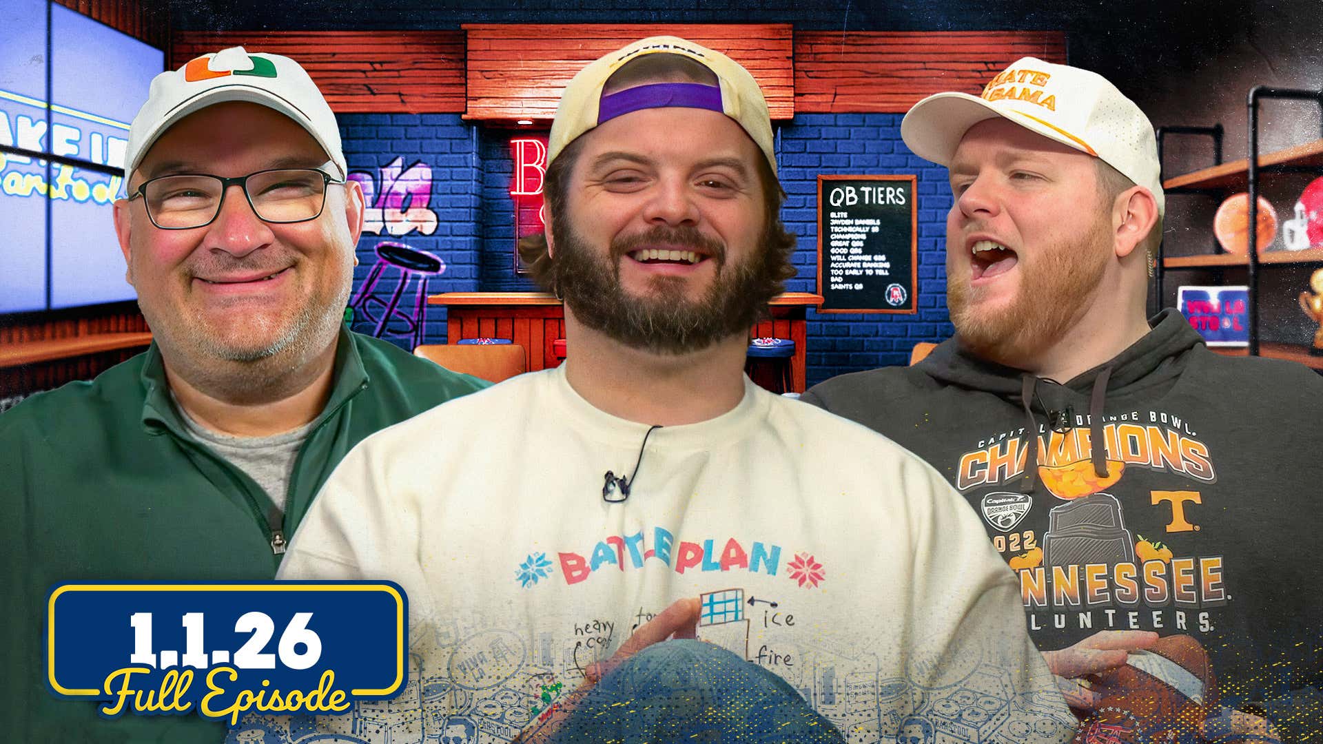 Miami Stuns Ohio State With The Bear & NFL Week 18 Preview | Wake Up Barstool Full Episode