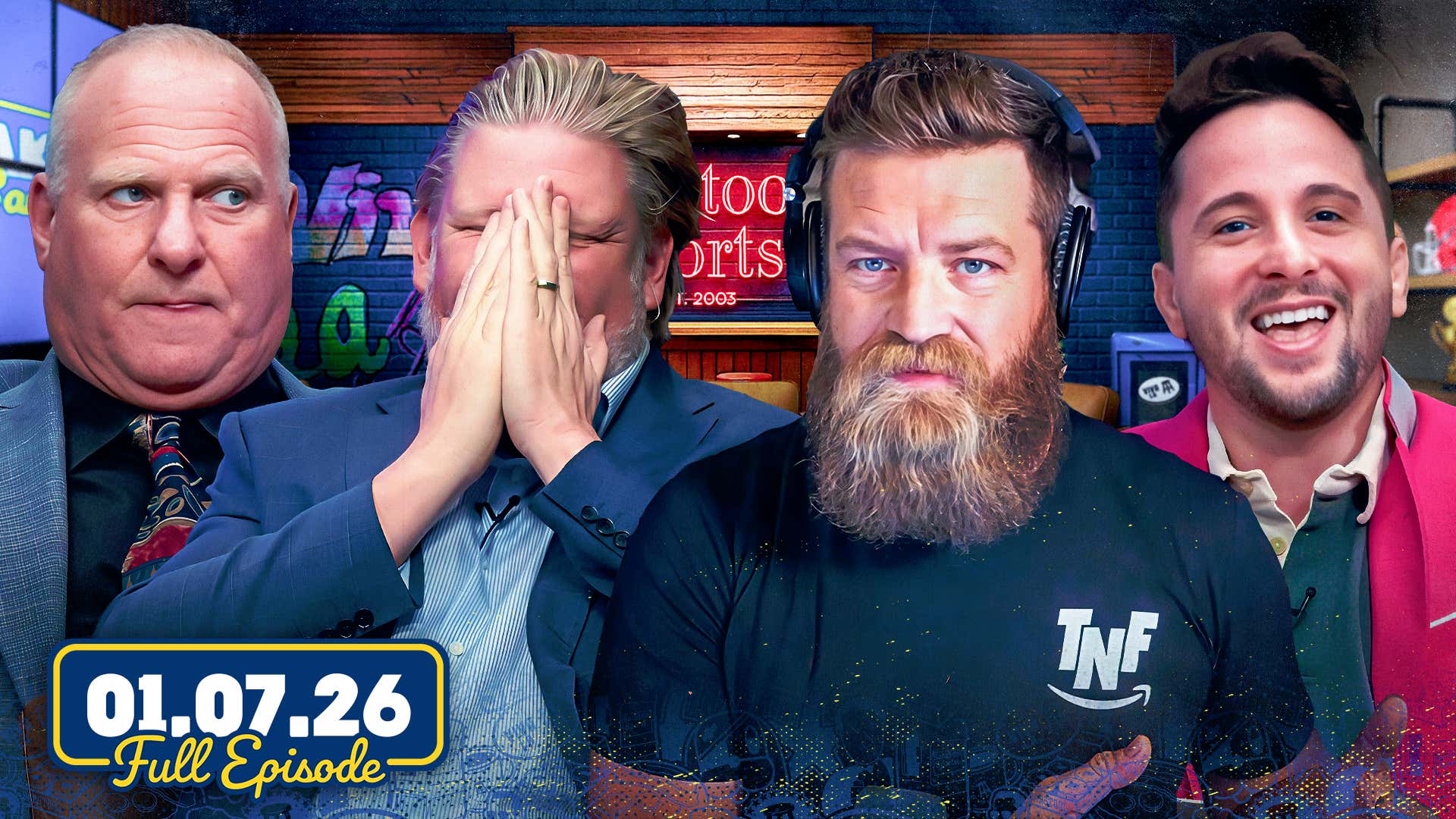Ravens Fire John Harbaugh & Ryan Fitzpatrick Gives His Playoff Picks | Wake Up Barstool Full Episode