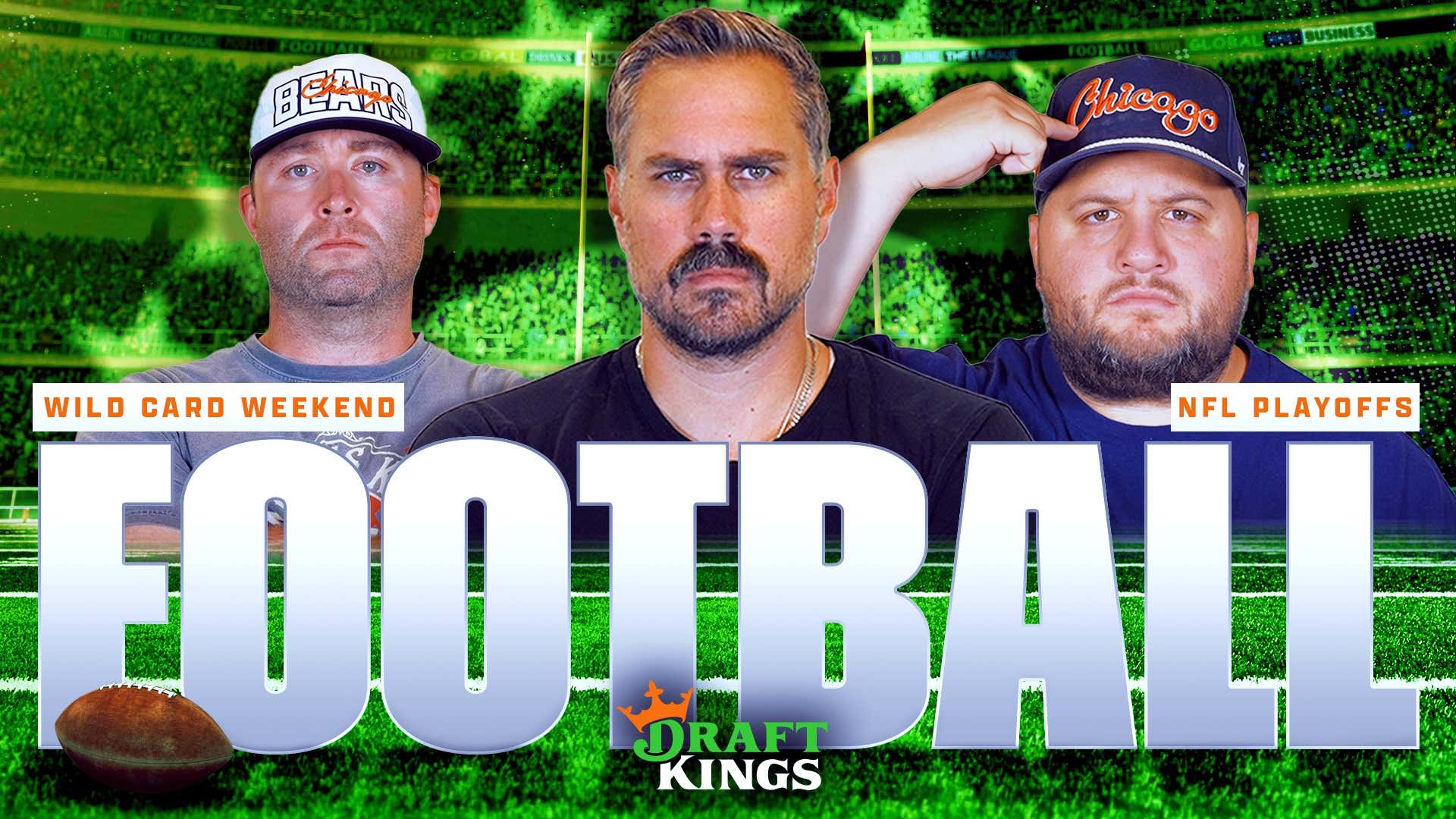 Barstool Chicago Crew sweats out Wild Card Weekend | Barstool Gambling Cave