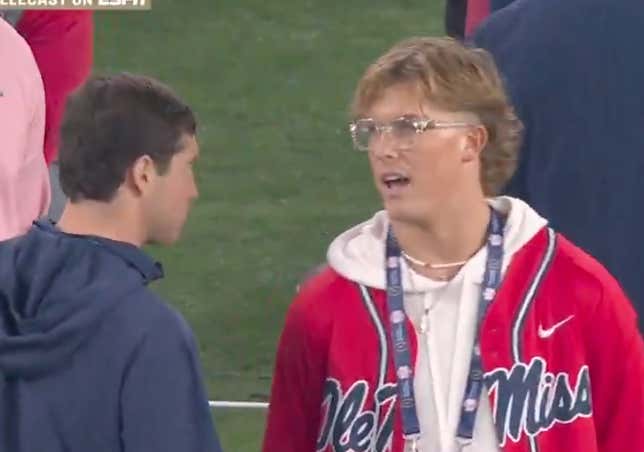 'Harbaugh Or Stefanski' - We Got People Reading Jaxson Dart's Lips During The Fiesta Bowl And Figuring Out The Giants Plan For The Next Coach