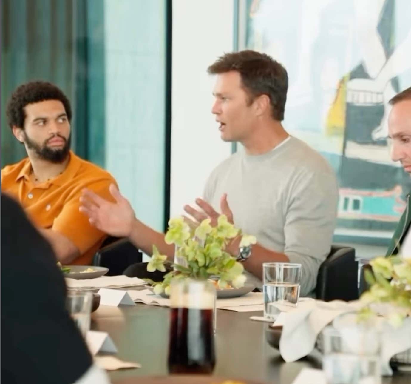 WATCH: This Old Clip Of Tom Brady Speaking To The 2024 NFL Draft Class About His Legendary 28-3 Comeback In Super Bowl 51 Against Atlanta And Young Caleb Williams Soaking It All In Is Pretty Awesome