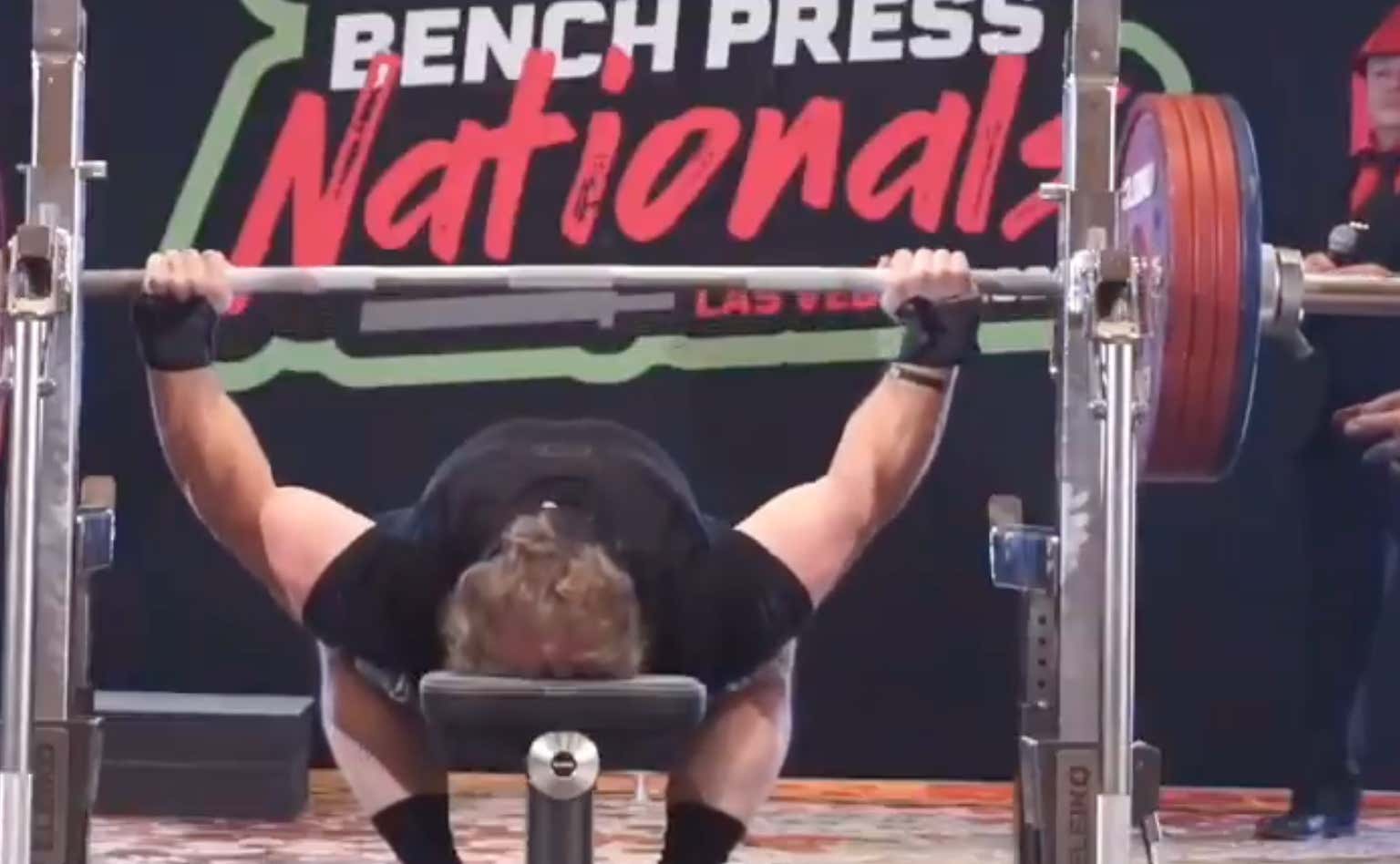 Deuce Gruden Broke His Weight Class Bench Press Record By Putting Up 483 Pounds