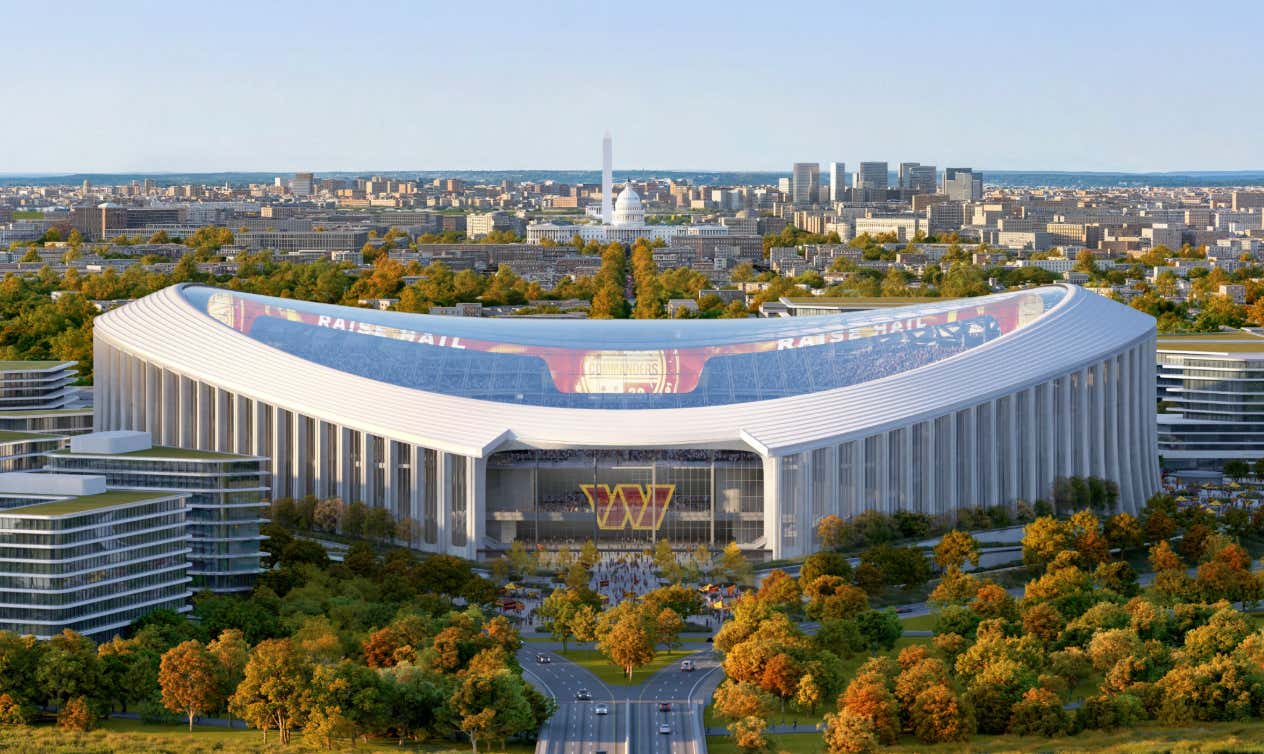 The Commanders New Stadium Renderings Have Dropped And They Are Beautiful