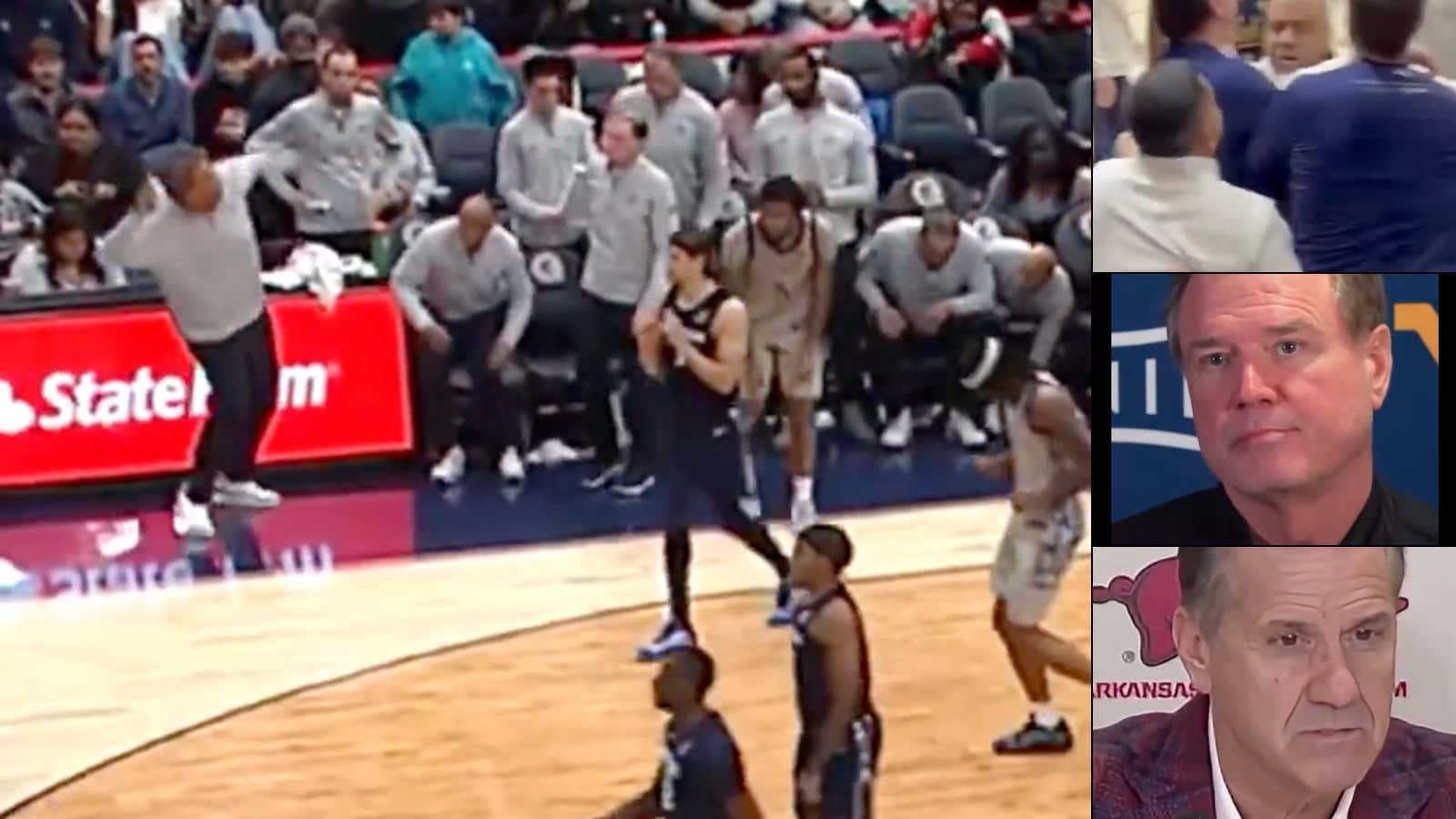 This Video Of College Hoops Coaches Across The Country Losing Their Goddamn Minds This Season Is Cinema At Its Finest