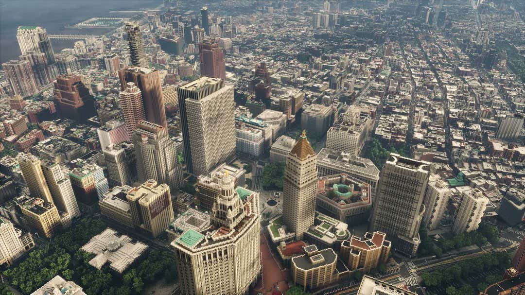 A YouTuber Spent 5 Years Recreating New York City In Minecraft At A 1:1 Scale And It Looks Unbelievable