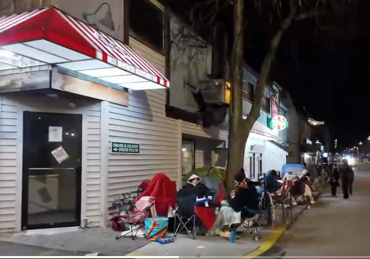 All Hands On Deck: Indiana Students Are Sleeping In Tents, Camping Out In Front Of All The Bloomington Bars So They Get A Seat For The Title Game