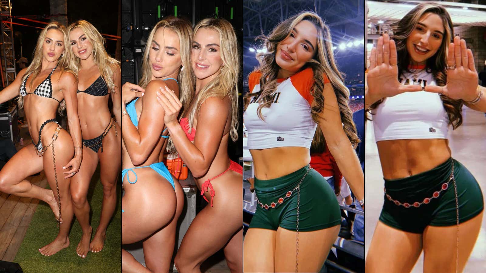 The Cavinder Twins Posted The Secret To Their Recent Glute Growth Whilst Carson Beck Was Choking For Miami (In Front Of Abella Danger)