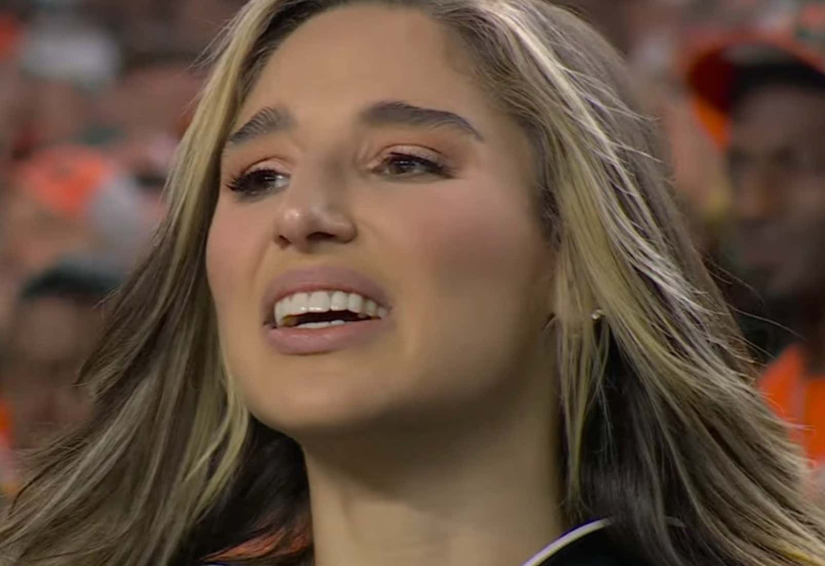 The Miami Student (ID'd As Abella Danger) Who Was Caught On Camera By ESPN Wishes She Was Not Featured During The Game At All