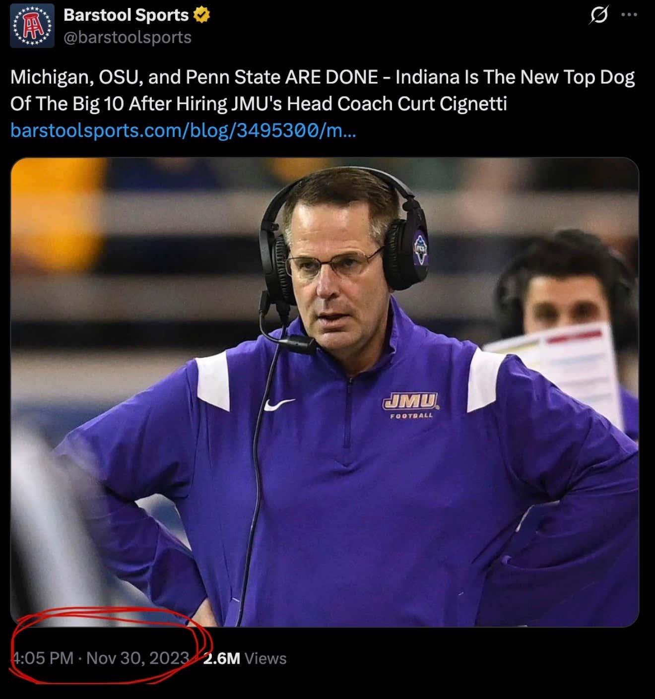 No One Saw Indiana's National Title Run Coming - Except Me Who Predicted It The Second Curt Cignetti Was Hired