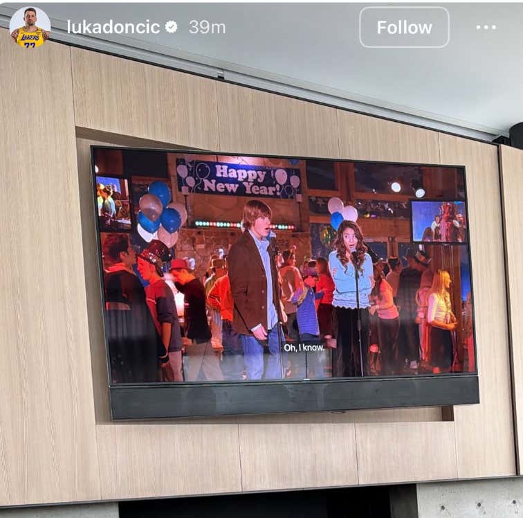 Luka Doncic is Properly Celebrating the 20th Anniversary of 'High School Musical' This Week