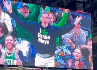 One Of Us: Celtics Owner Bill Chisholm Has Drake Maye Fever And Honestly Who Could Blame Him