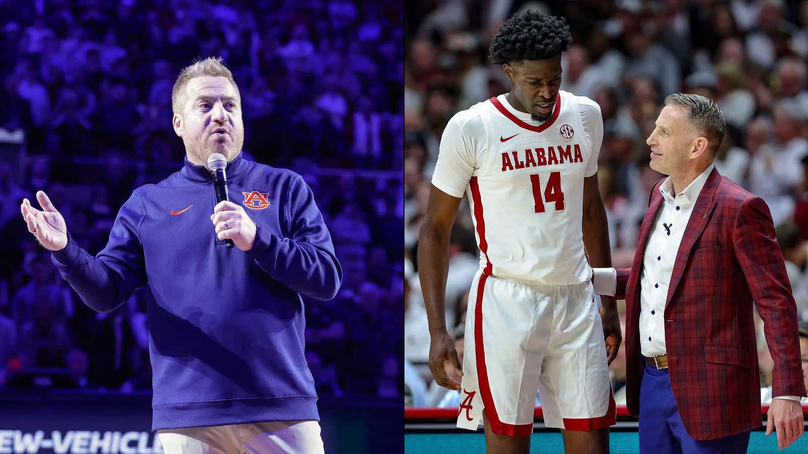 Embrace The Rivalry: New Auburn Football Coach Alex Golesh Had No Problem Making Fun Of Alabama For Losing A Game With Charles Bediako Playing